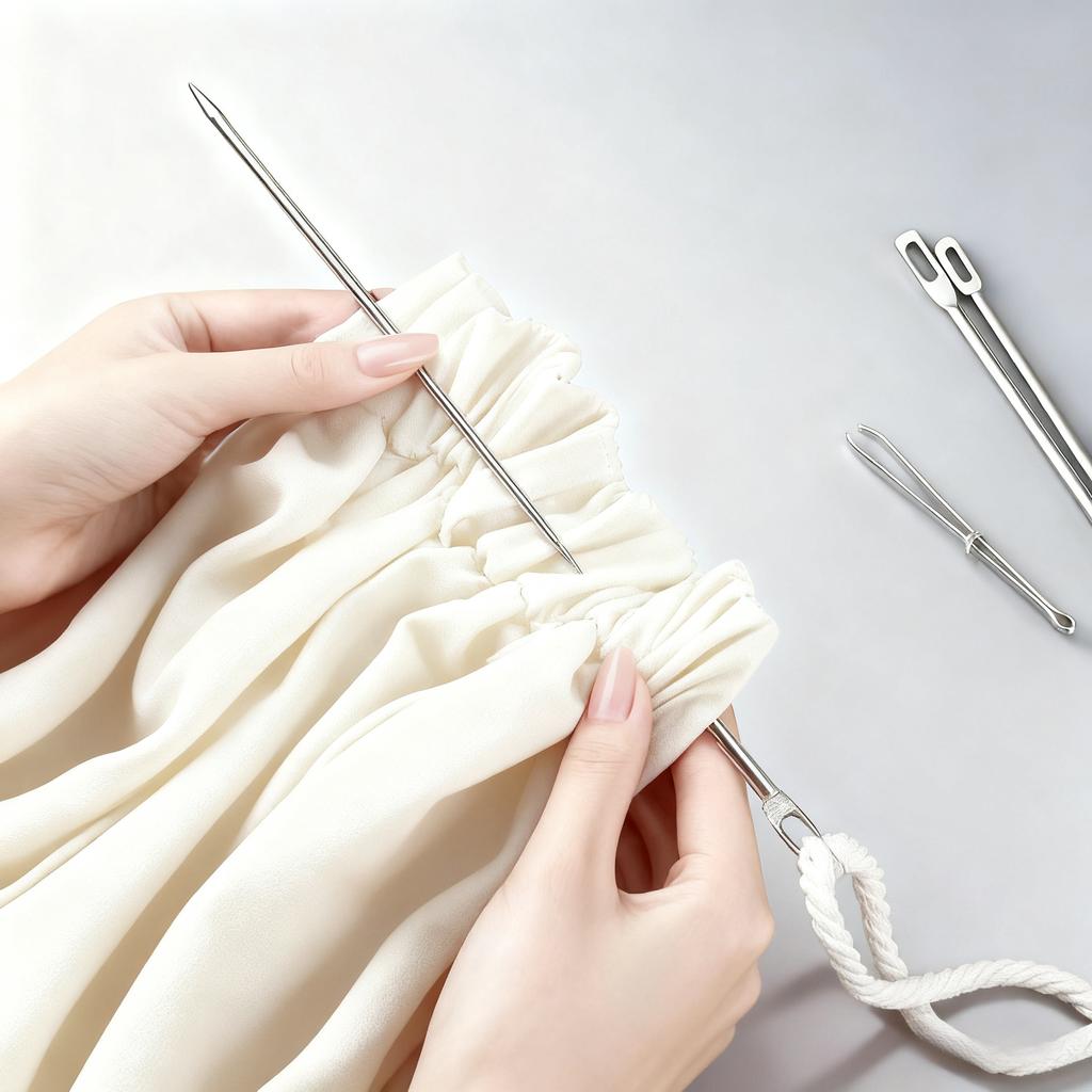 15-25 см Большая игла для продевания нити с большим ушком для шляпной резинки, брюк, шнурков, нити для ручного шитья, с тупым концом, DIY швейные принадлежности для одежды