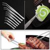 Plating Serving Presentation Kitchen Tool Stainless Steel Food Tweezer Barbecue Tongs BBQ Clip