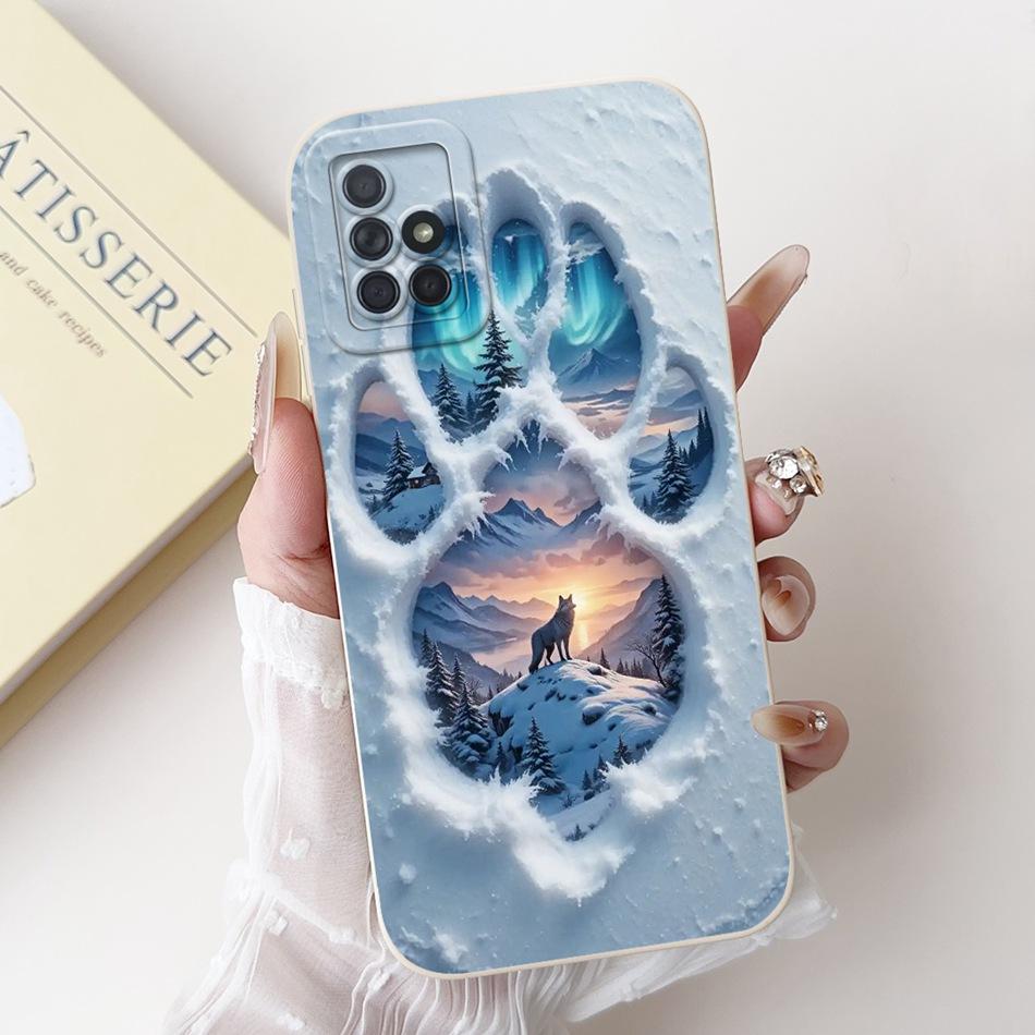 Для Samsung Galaxy A71 A51 4G Модный чехол для телефона с рисунком «Сумеречный пляж» Для Samsung A51 A71 4G Мягкие силиконовые противоударные чехлы