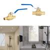 Hose Barb Shut off Ball Valves Leakproof Fitting Universals PEX B Pipe Valves Flows Control For Home Industrial Use