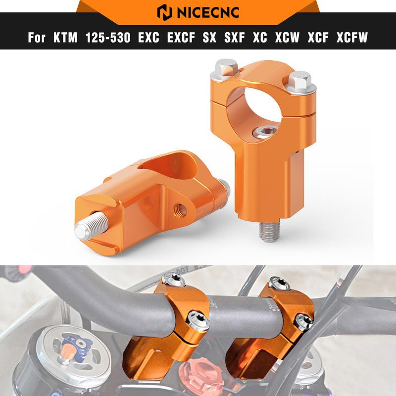 NICECNC Для KTM EXC 300 2016-2023 52 мм Подъемник руля Зажим руля Крепление EXC-F 350 SX 125 SXF 450 Для Husqvarna TE300 GasGas EC300
