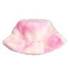 Outdoor Sunscreen Cap Faux Fur Bucket Hat Women Fisherman Hat Korean Style Cap Autumn Winter Hat