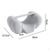 Back Sleeping Pillow Anti Wrinkle Breathable Premium Comfortable Practical Antiside