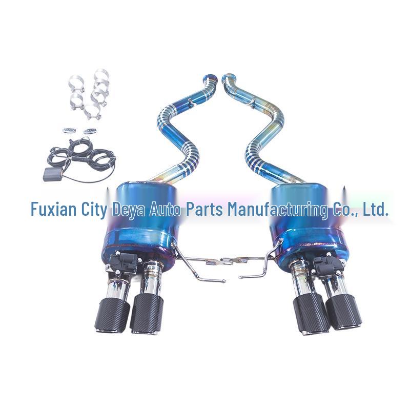 BMW M3/M4 E90/E92/E93 3.0/4.0L Rear Dual Muffler Valve Quad Exhaust