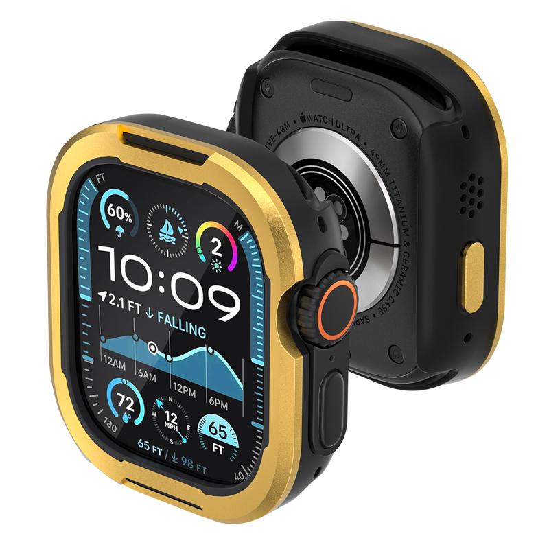 Armor Metal Case For Ultra 2 10 9 8 7 6 5 Drop Resistant Protect Cover For iWatch 40mm 41mm 42mm 44mm 45mm 46mm 49mm