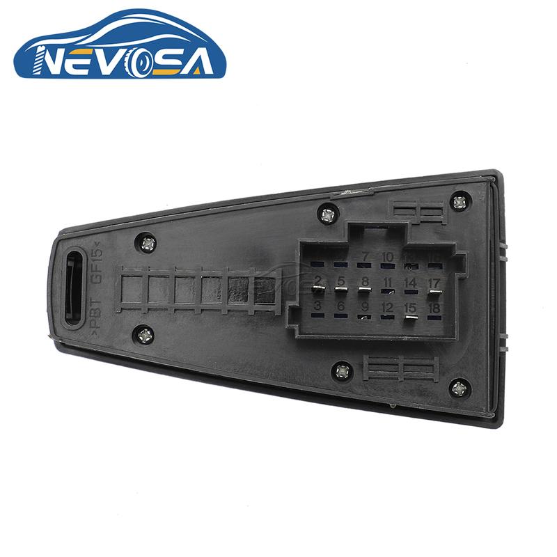 NEVOSA 21354613 Truck Passenger Side Power Window Switch Lifter Button For Volvo Truck FM12 FH12 FM9 FH FM VN VNL VNM 2004 2012
