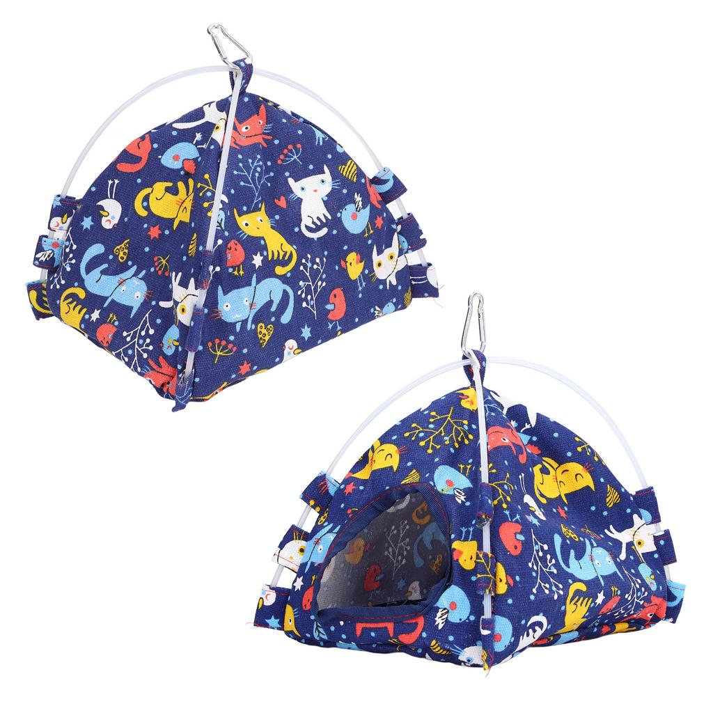 Крючок для птичьей кровати, экономит место, складная, портативная, мягкая, удобная, подвесная палатка для птиц для дома