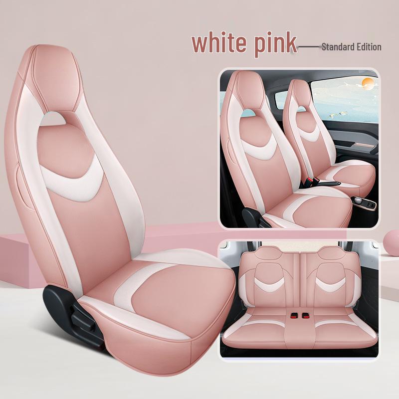 Всесезонные чехлы на сиденья Chery QQ Ice Cream: Дизайн молочного коктейля в вафельном рожке с полным покрытием