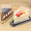 50Pcs Triangular Cake Slice Boxes Disposable Dessert Containers Cheesecakes Box Bakery