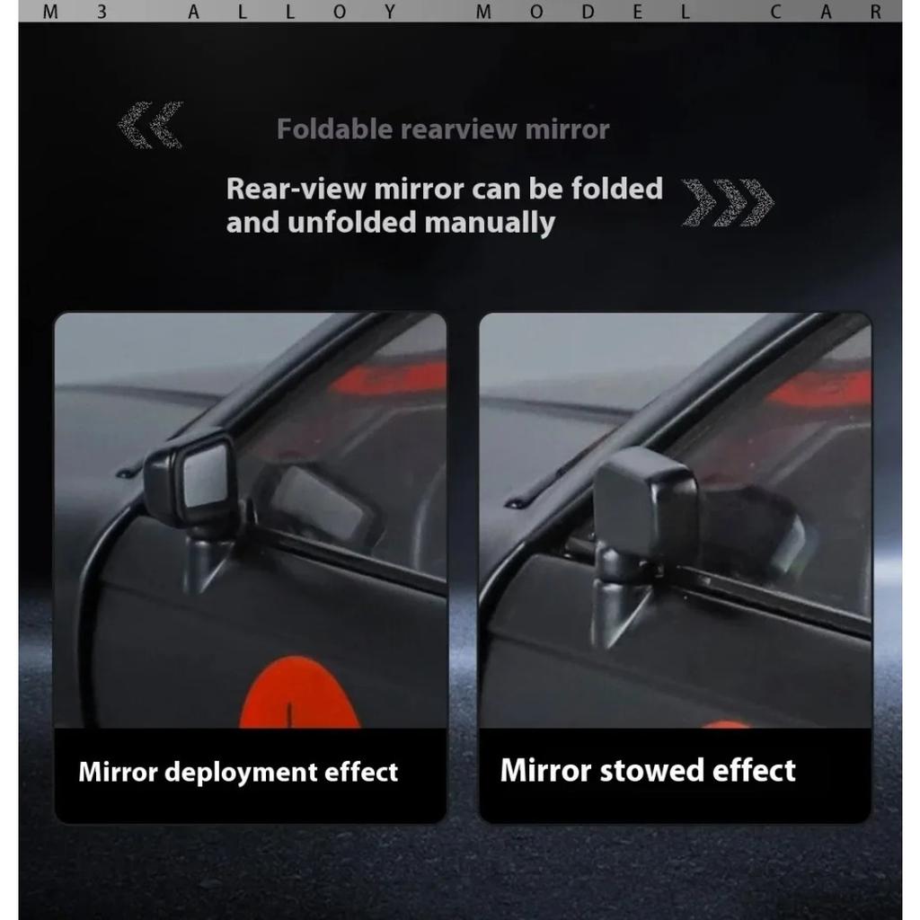 1/24 литая модель автомобиля BMW M3 Street Car Decal Version литая модель автомобиля