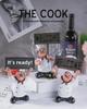 Chef Welcome Sign Ornament – Creative Home Décor Chef Figurine with Message Board