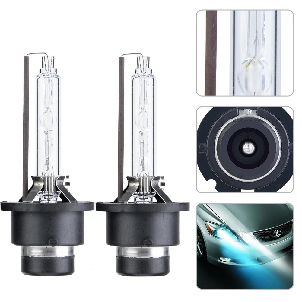 2Pcs D2S 6000K 35W Car Xenon Lamp Headlight Replacement Bulbs