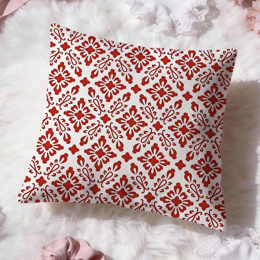 Bohemian pattern Cushion Cover Premium Comfort Reversible Pillow Cove Two in One Design for Any Room Car Interior