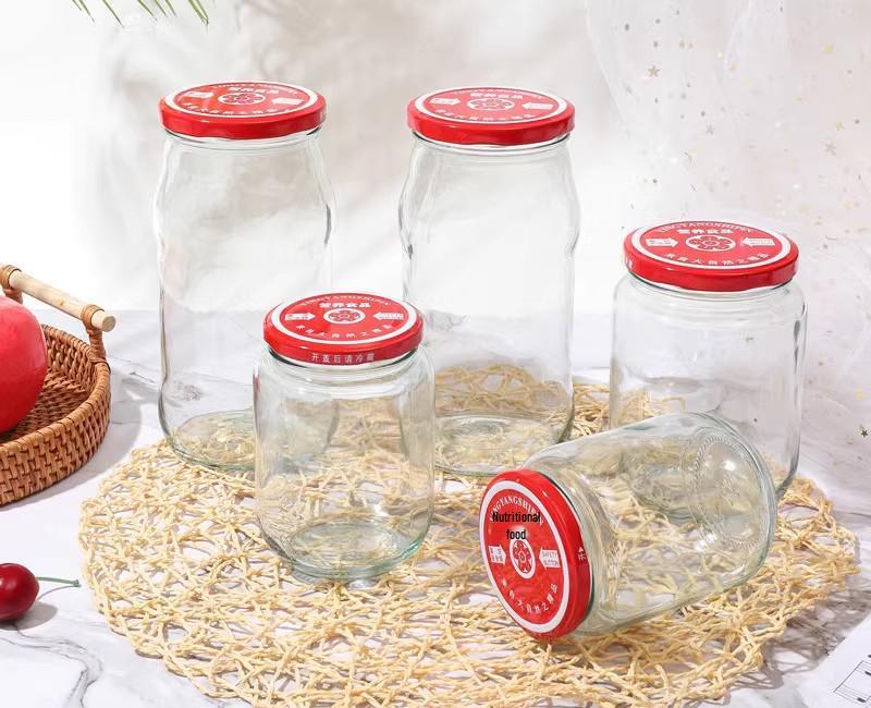 Жаростойкие банки пищевого класса: Идеально для консервирования, хранения, герметизации; Идеально для меда, томатного соуса и желтых персиков. Безопасно для приготовления на пару и кипячения.