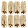8PCS 8mm Cabinet Hinge 180 Degree Opening Angle Brass Barrel Hinge With Screws Invisible Furniture Hinge Furniture Making