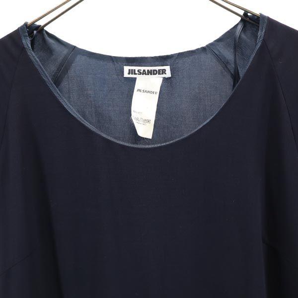 Jil Sander Сделано в Италии шерсть Короткий рукав цельный 40 Боковая молния Женский Б/у