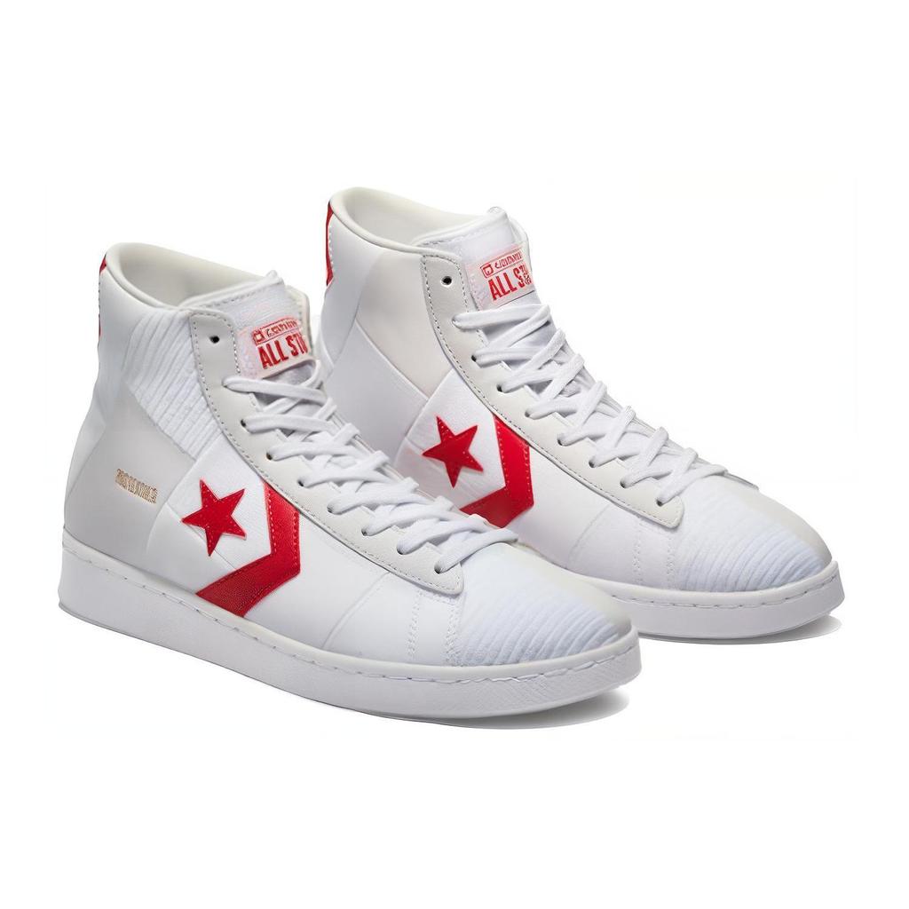 Кожаные кеды Converse High 'Summer Drip - White University Red' 170900C