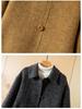 Women's Double-Sided Cashmere Over-the-Knee Coat - 2025 Autumn/Winter Lapel Style