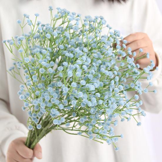 Красивая искусственная гипсофила, ландшафтный дизайн, реалистичная цветочная композиция своими руками