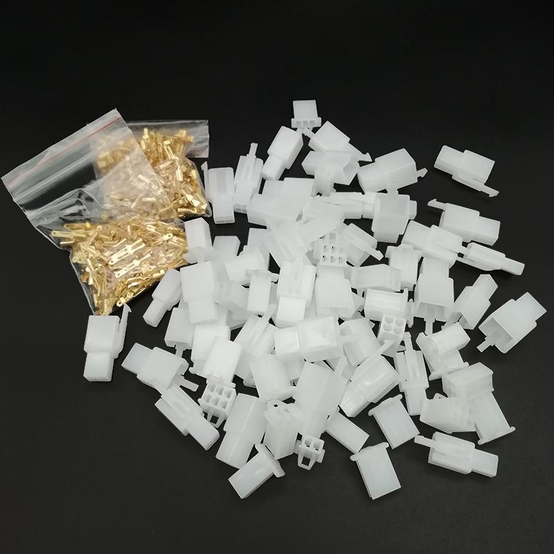 50 X Car Electrical 2.8mm 2 3 4 6 9 Pin Cable Crimp Connector Terminal W Hook