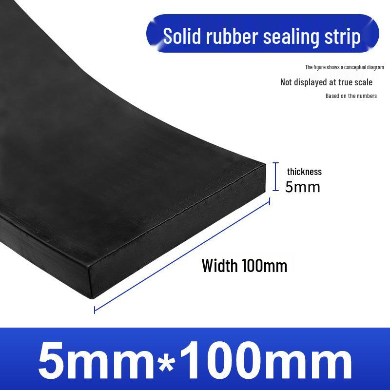 Nitrile Rubber Strip: Oil & Pressure-Resistant Shock Absorbing Glass Pad for Sealing & Joint Support