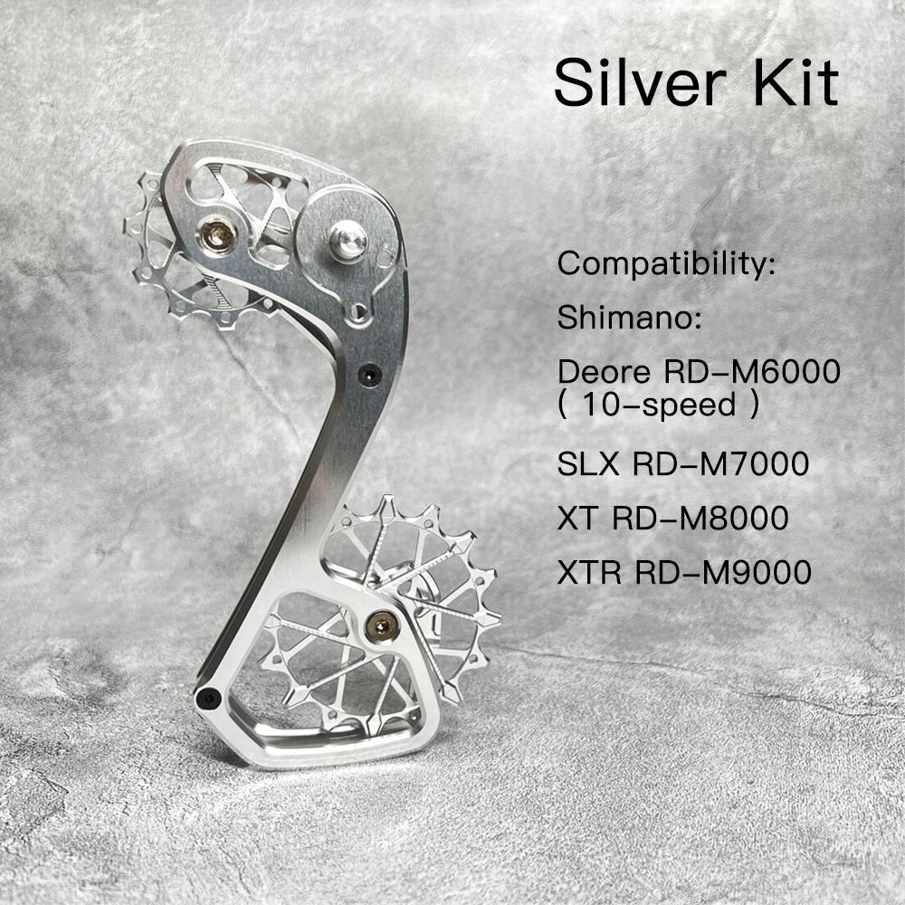 Клетка заднего переключателя МТБ Ролики для Shimano 11-скоростного переключателя Большой подшипник для Deore XT SLX XTR M7000 M8000 M9000