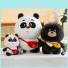Panda Bear Bamboo Plush Toy Cartoon Stuffed Animal Doll Cute Kids Gift Birthday