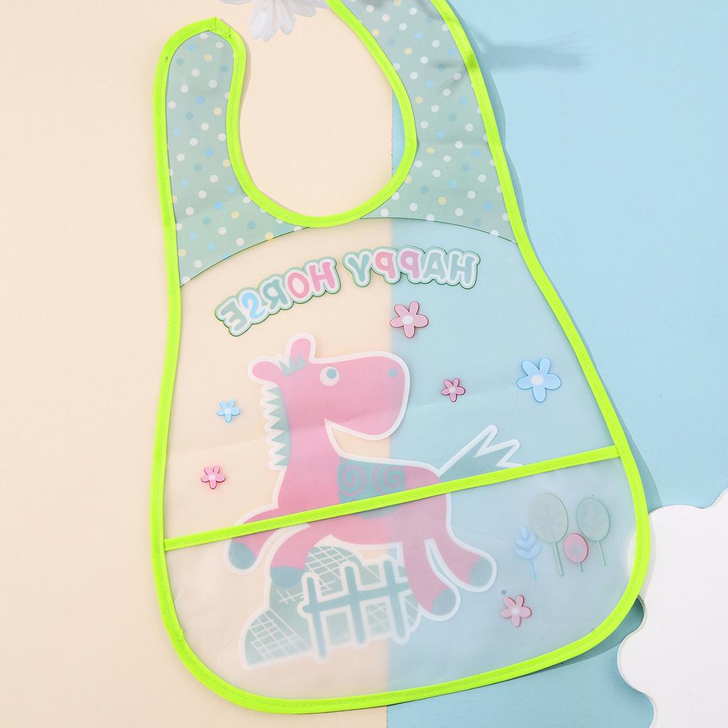 Cartoon Baby Bibs Waterproof Newborn Bandanas Feeding Baby Burp Cloths Girls Boys Saliva Towel Print Apron