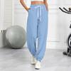 Women's Casual Fashion Sweatpants Color Matching Printed Casual Pants