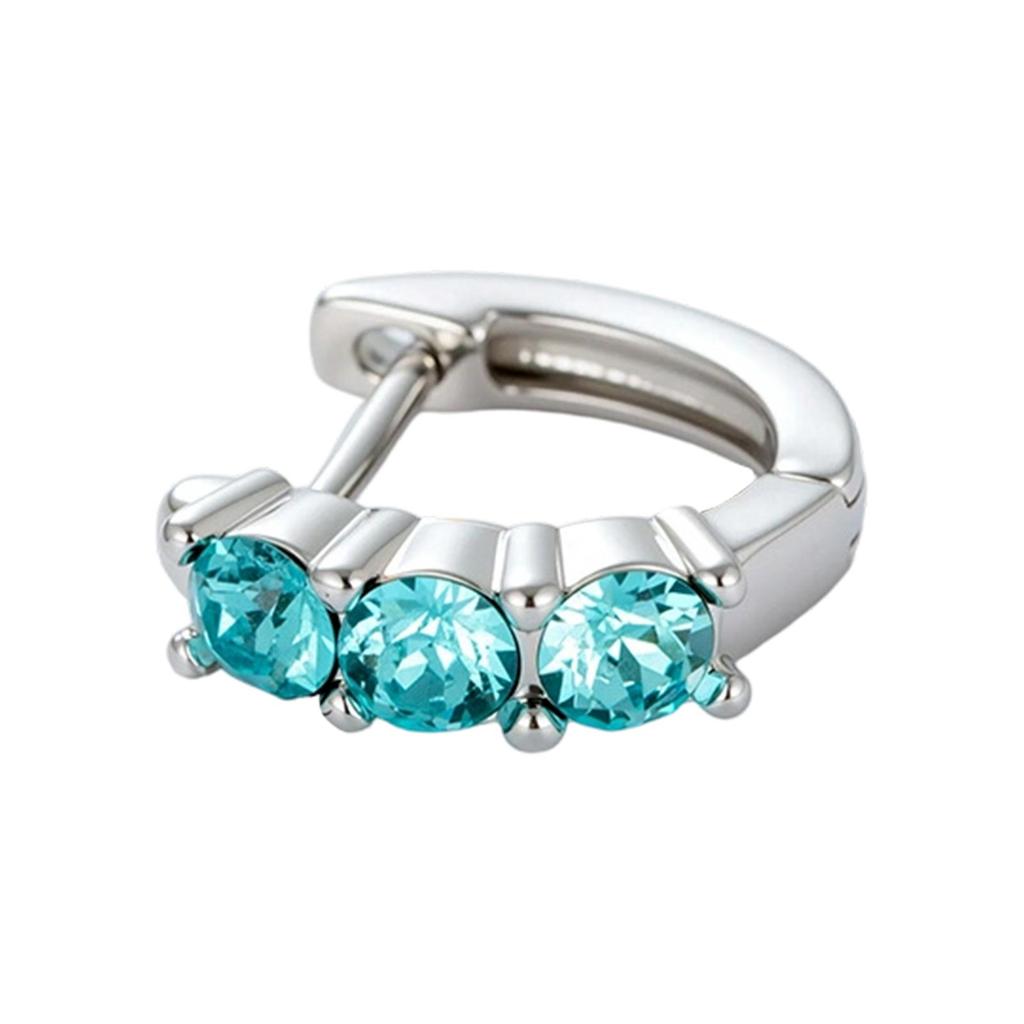 Серия цветов дофамина Каффы с кристальными инкрустациями: Прямой пин 8 мм для свежепроколотых ушей, изысканный дизайн края, изящные серьги для девочек