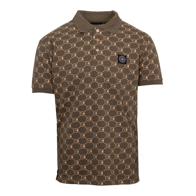 Men's Saturnine Cotton Polo Shirt with Logo Print TED LAPIDUS