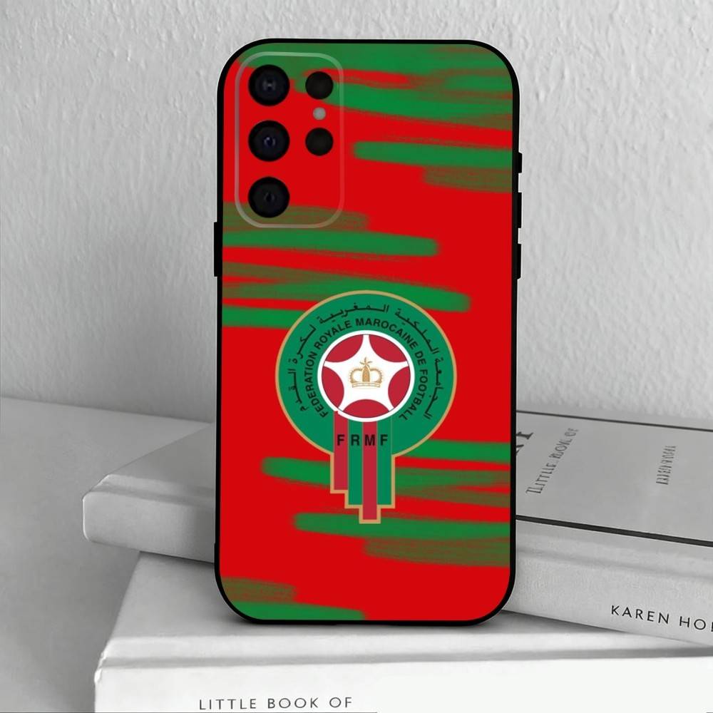 M-Марокко F-Флаг Чехол для телефона для Samsung S25,S24,S21,S22,S23,S30,Ultra,S20,Plus,Другие Мягкий Черный Чехол