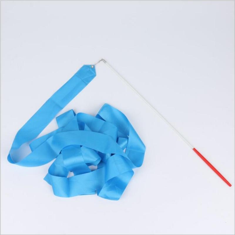 2/4/6 м красочные ленты для художественной гимнастики, художественная гимнастика, ленты для фитнеса в помещении, спортивный инвентарь, принадлежности для танцев, балета