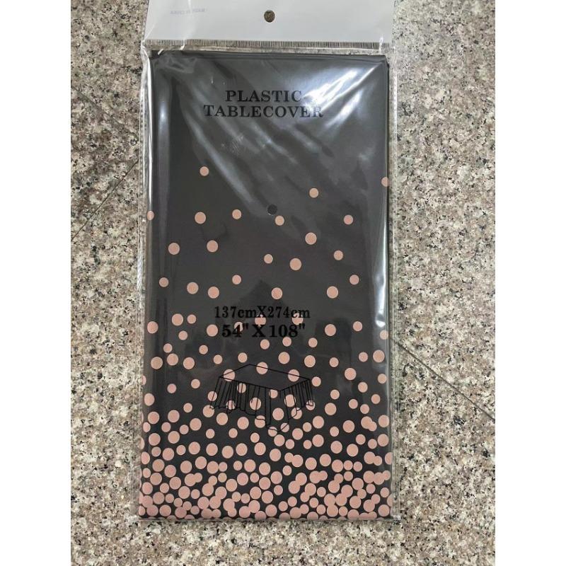 Polka Dot Party Tablecloth PEVA Waterproof and Oil-proof Disposable Party Tablecloth Party Tablecloth