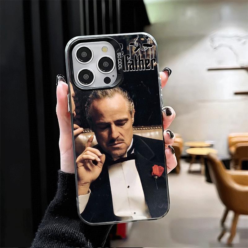 Мягкий чехол для телефона The Godfather TV для iPhone 15 16 17 Pro Max 17Air 16E 14 Plus 13 12 Mini Ударопрочный чехол Задняя панель