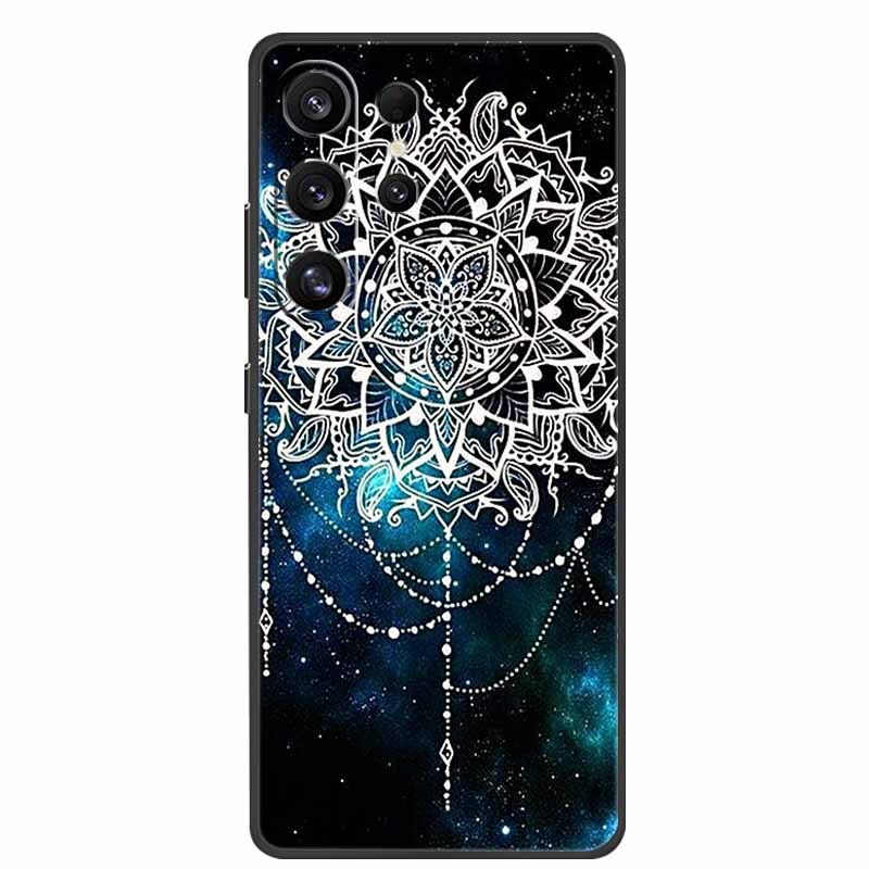 For Samsung Galaxy S26 Ultra Case Bumper Starry Sky Soft Silicone TPU Back Cover for Samsung S26 Ultra Phone Case Cute Cat Cover