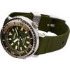 Seiko Prospex Women's Street Series Safari Solar Diver's 200m Green Watch SUT405P1, Military Green, Diver.