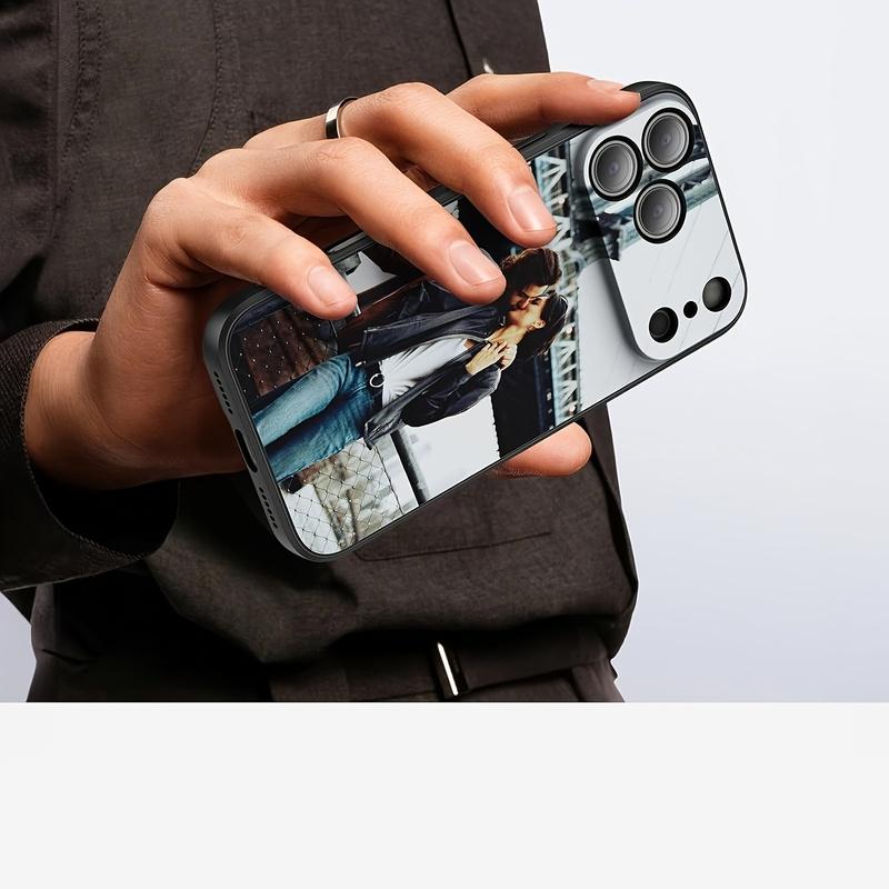 Индивидуальный черный чехол для iPhone 17 Pro Max SE 2020 2022 X XS XR Air 16e 16 15 14 11 12 Mini 13 7 8 Plus TPU Покрытие