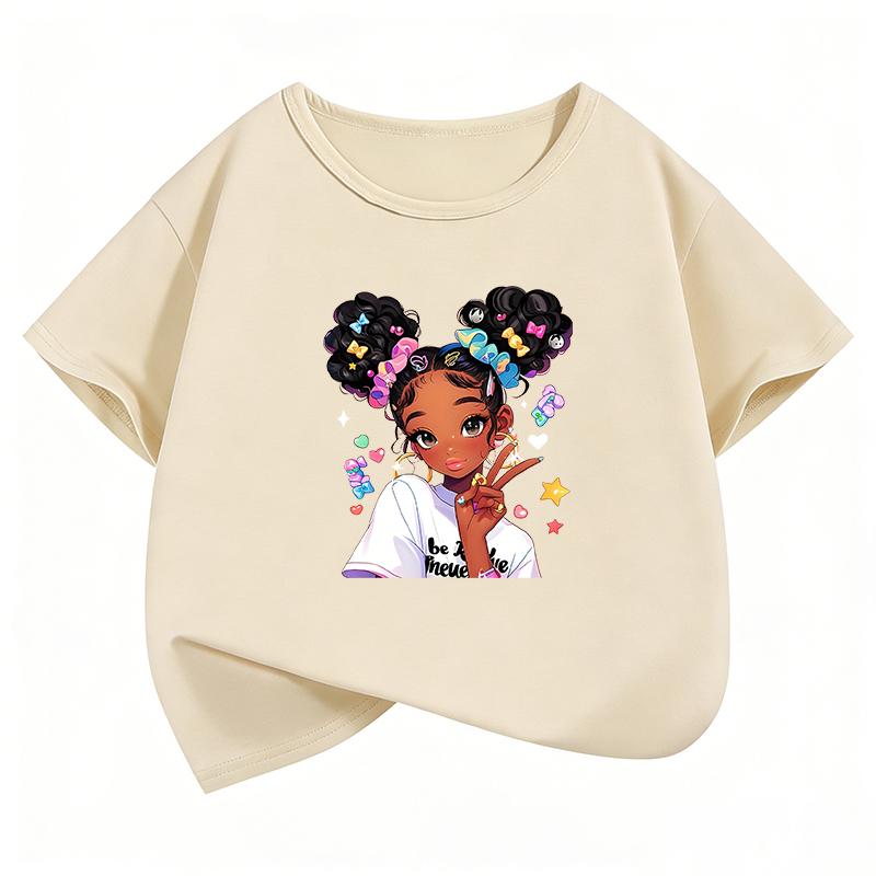 Y2k Hip Hop Streetwear Girl TShirt Printed T Shirt Girls Summer Clothes Short Sleeve Tops Cute Clothing Casual Tee