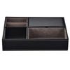 Multi Functional PU Leather Desktop Stationery Business Office Supplies Storage Box
