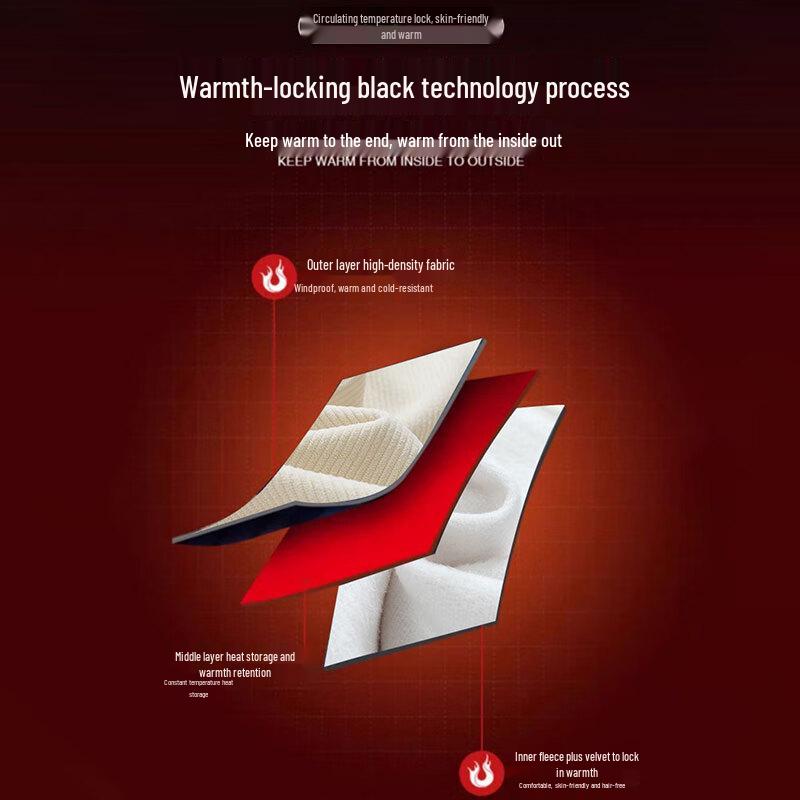 Jeanswest Men's Winter Straight-Leg Casual Pants