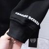 8360 CHROME HEARTS 2026 Новая Весна-Осень Большой Размер Тонкий Стиль Классический Стиль Логотип Молния С Капюшоном Толстовка для Пар