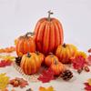 Artificial Assorted Pumpkins Fake Artificial Pumpkins Halloween 7pcs