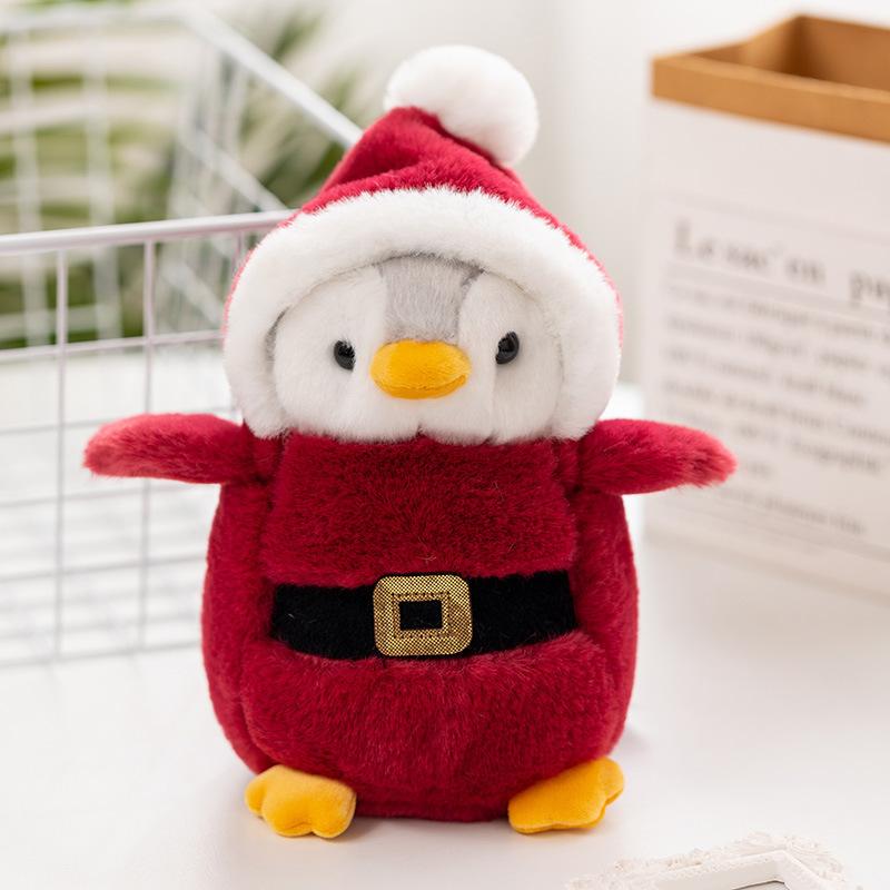 Cute Transforming Penguin Plush Toy In Dinosaur Costume 7.87 Inches Soft Stuffed Animal Home Decor Accent Gift for Friends