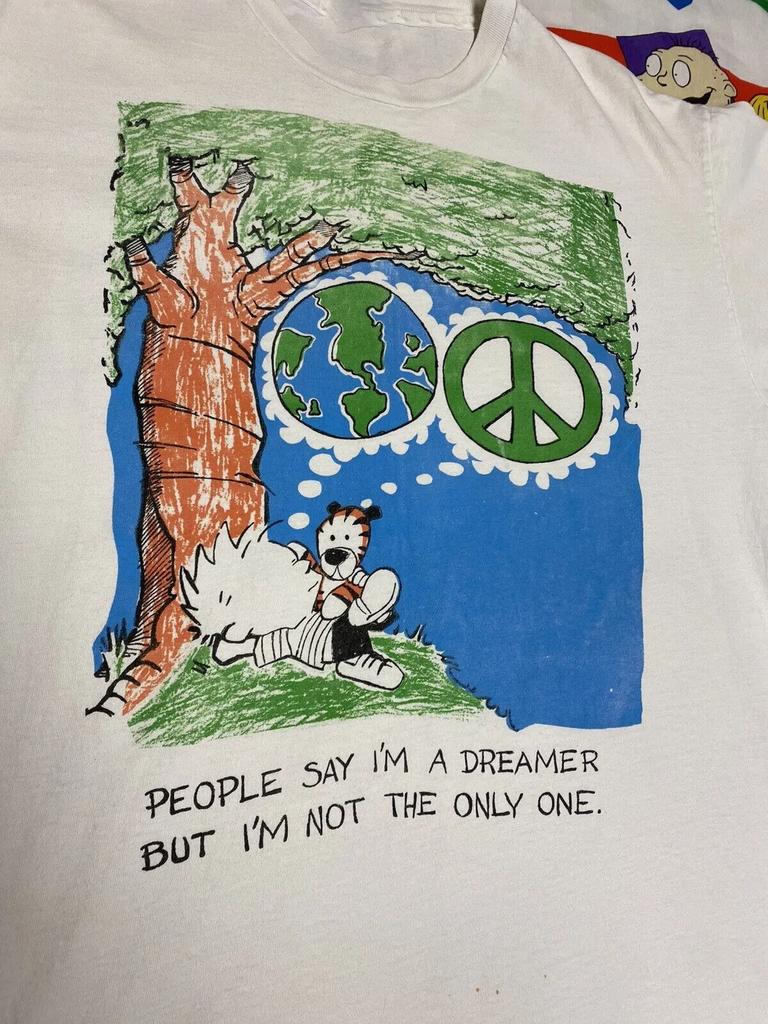 Calvin and Hobbes People Say I’m A Dreamer Beatles Shirt VN1992