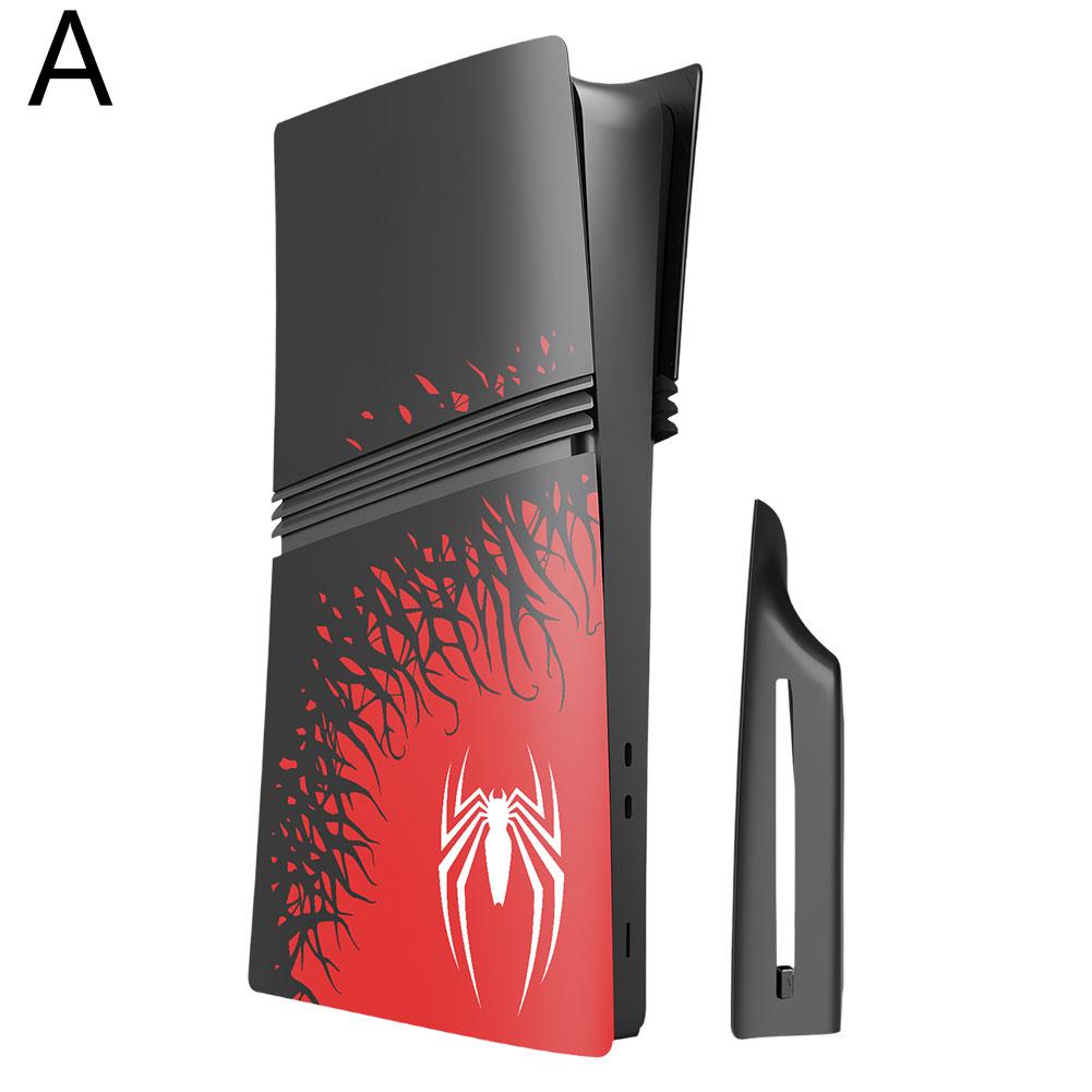 For Playstation5 Pro Limited Edition Spider Hard Faceplate Cover Premium ABS Replacement Shell Accessories For PS5 Console Cover