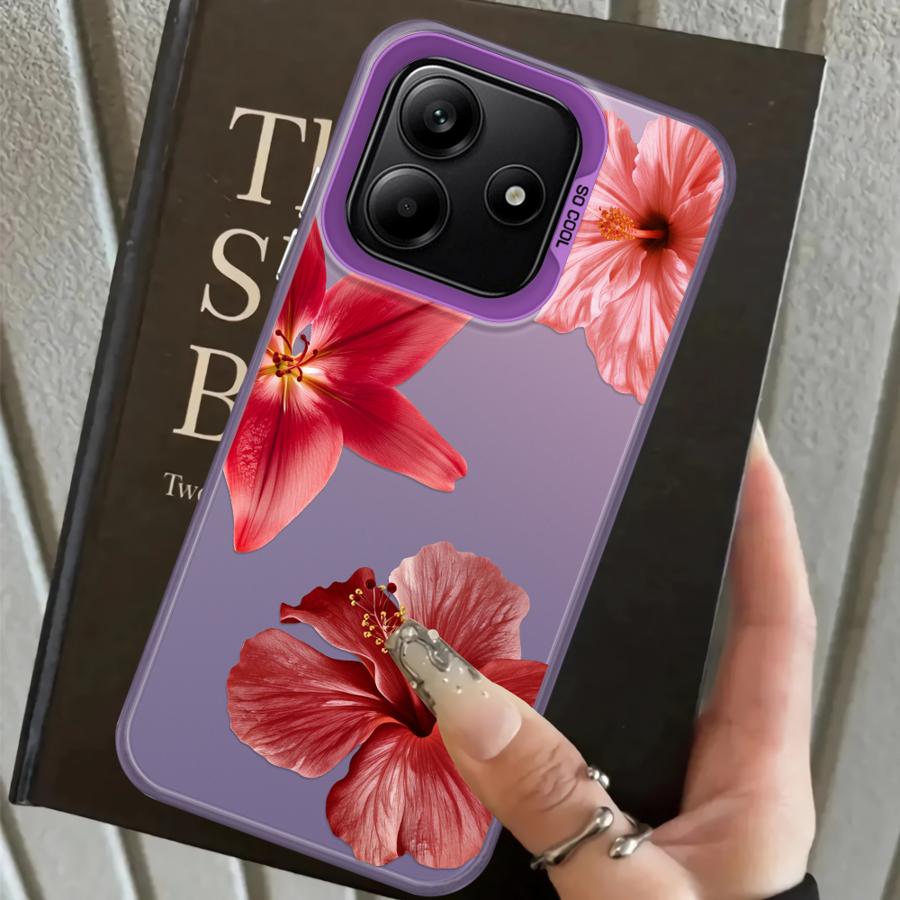 Прозрачный чехол с принтом вишневого цвета для Xiaomi Mi 11 Lite 13T 12T Pro Задняя крышка телефона