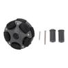 58mm Plastic Omni Wheel Double Row Rotating Omni Directional Wheel Replacement Parts 14135