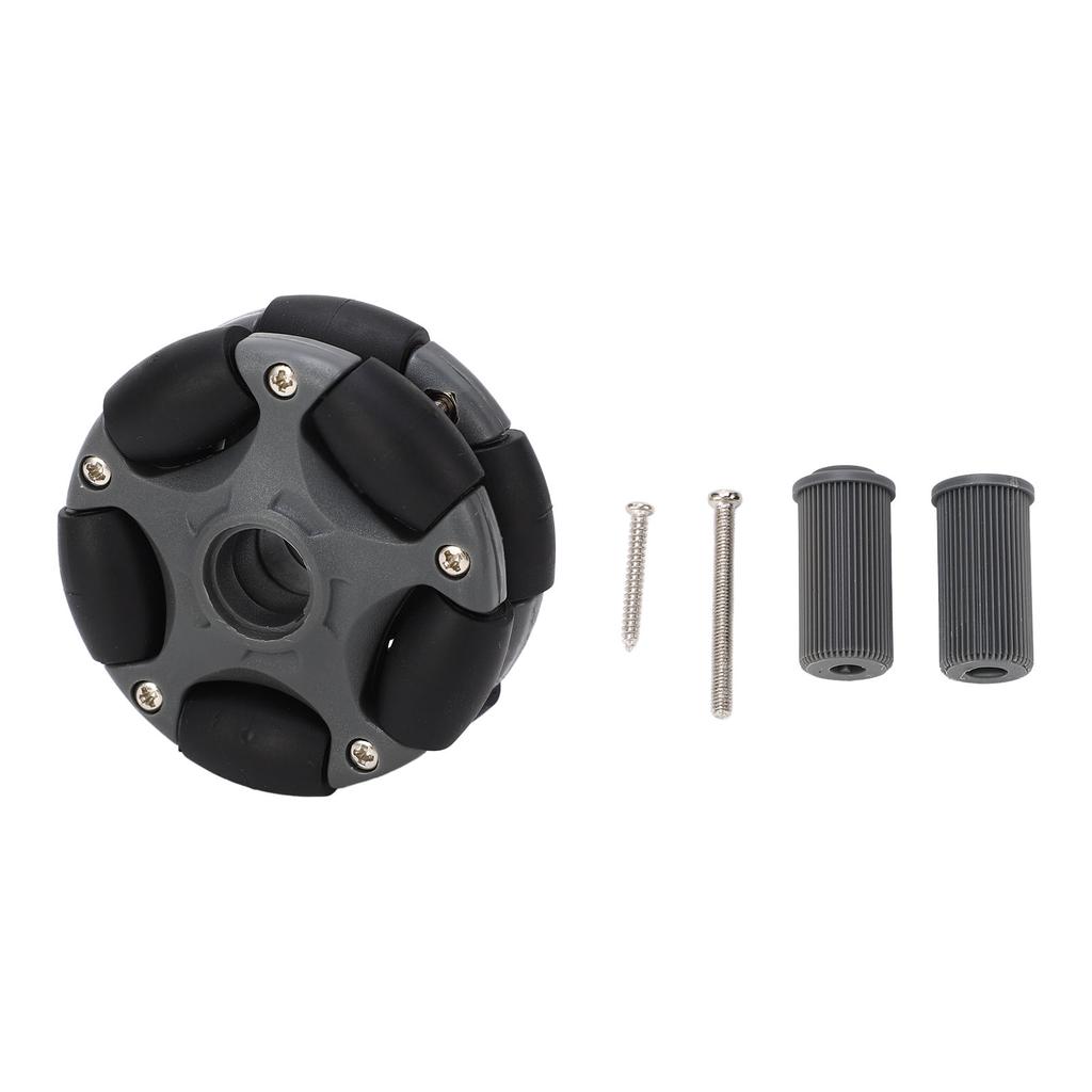 58mm Plastic Omni Wheel Double Row Rotating Omni Directional Wheel Replacement Parts 14135