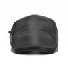 Northwood Твердый берет из натуральной коровьей кожи, шляпа Boina Masculina, плоская кепка, мужской берет, береты, кепка
